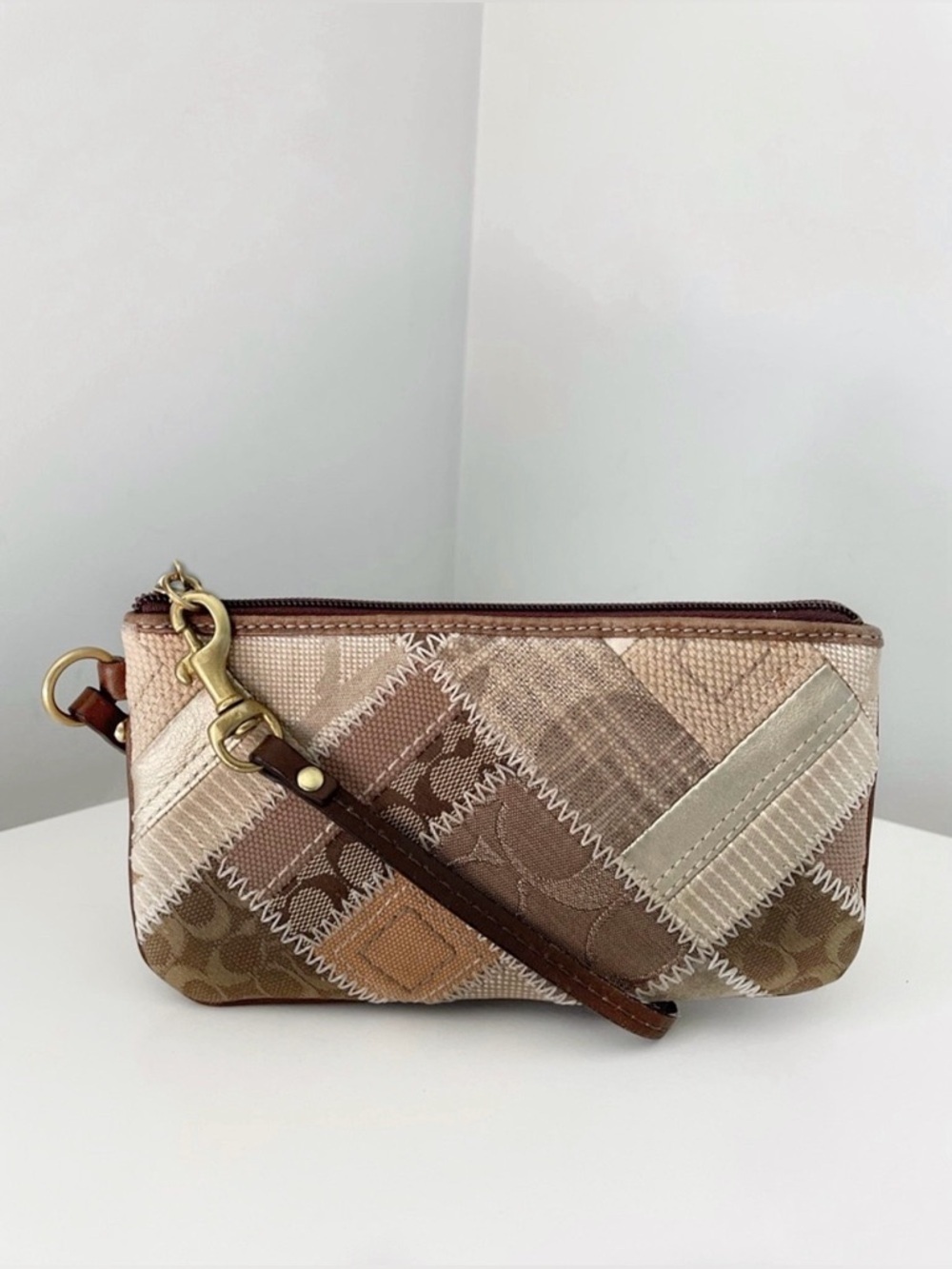 Coach Y2K Patchwork Wristlet